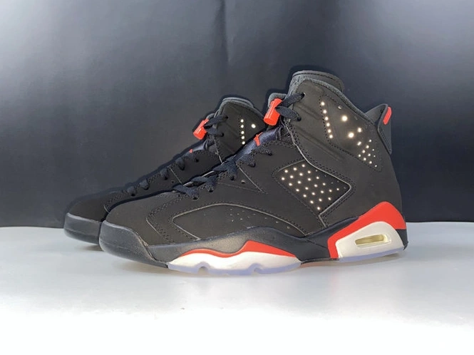 Cheap Husky Jordan6 EyeCatching Black 4044 Infrared 384664- 1028
